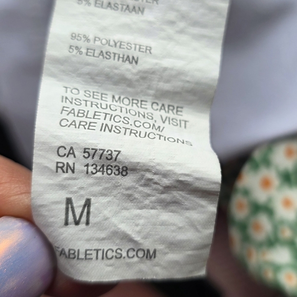 Fabletics White Twist-Front Crop Top - Picture 5 of 5